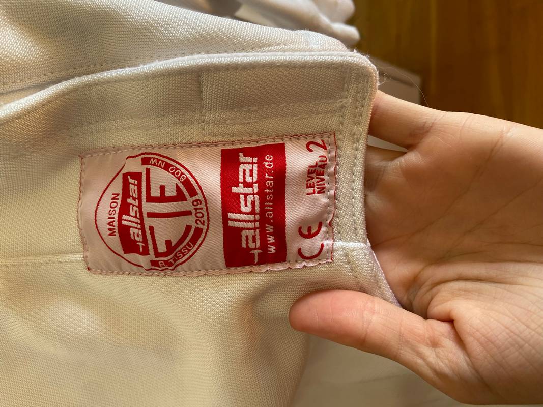 Veste escrime femme allstar 800N 2019