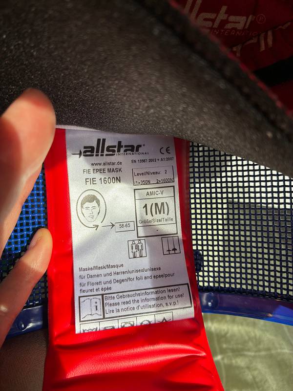 Masque Allstar taille M