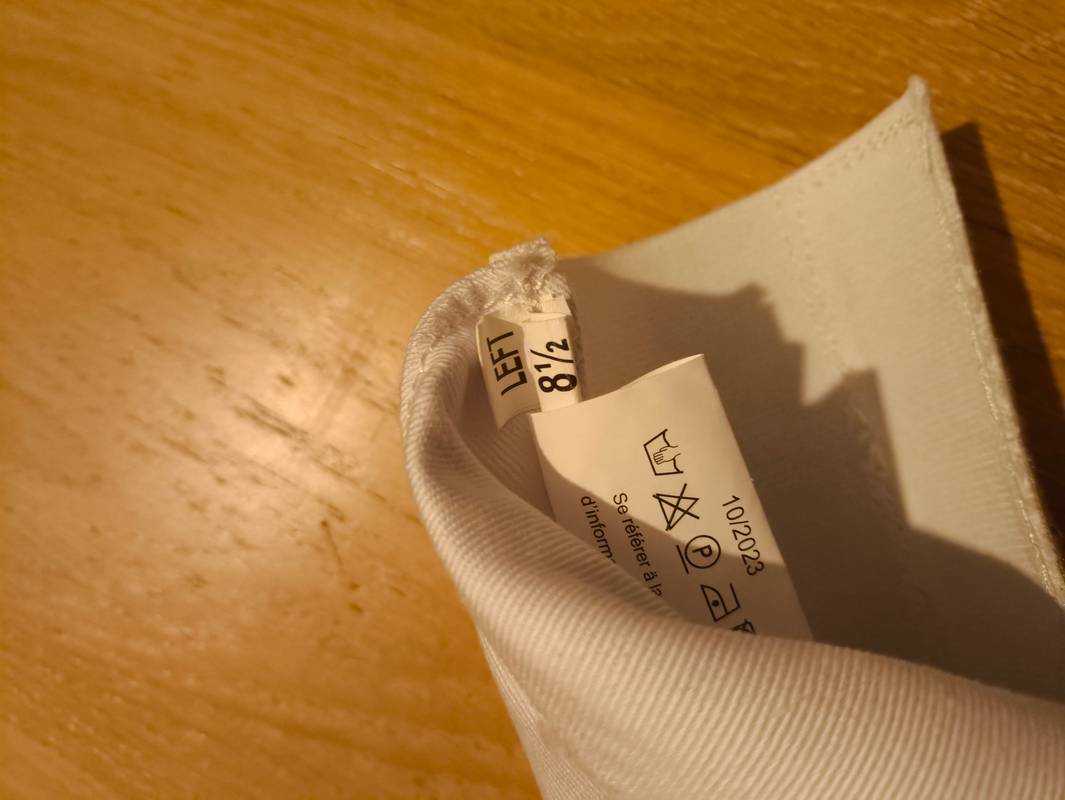 Gants gaucher 8 1/2 épée ou fleuret Prieur neuf