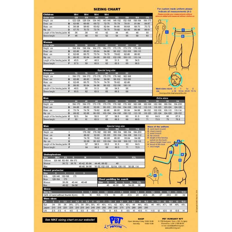 Veste d'escrime PBTfencing droitière 350N